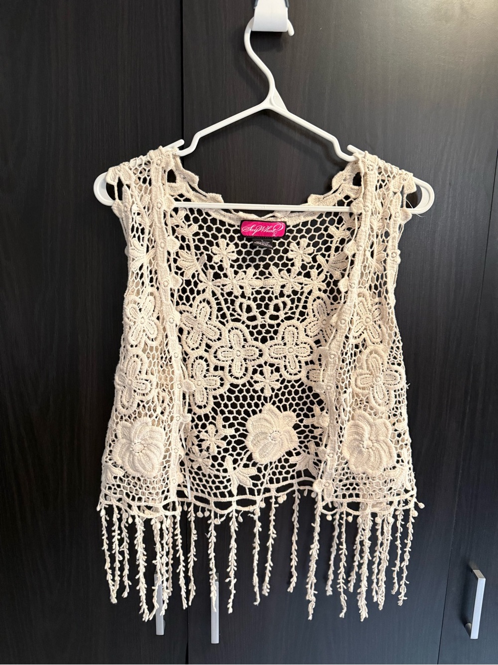 Say What? Crochet top - wmns lrg